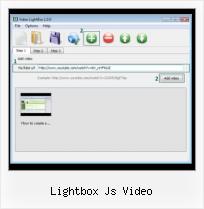 lightbox lightvideo with swf tools lightbox js video