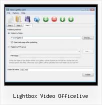 lightbox video templates lightbox video officelive