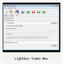 lightbox on videos lightbox video wmv