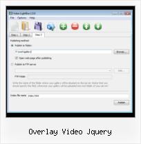 resaltar imagen de video con mootools overlay video jquery