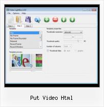 upload videos jquery put video html