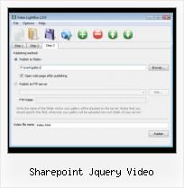 popup flash video player for websites sharepoint jquery video