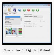 video light box java show video in lightbox onload