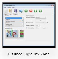 example of using videobox ultimate light box video