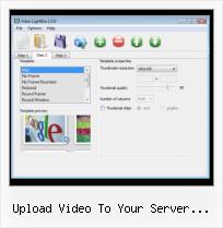 javascript html css video gallery upload video to your server wordpress