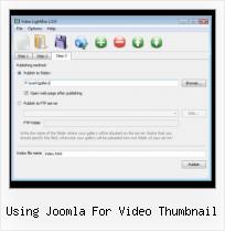 slimbox lightbox html video using joomla for video thumbnail