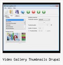 wordpress popup videoplayer video gallery thumbnails drupal