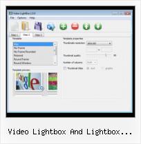 thick box over video box video lightbox and lightbox conflict