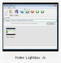 youtube video gallery player code video lightbox js