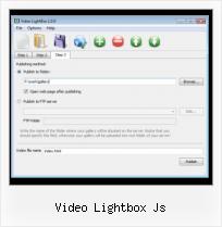 open videobox from flash button video lightbox js