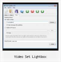 galeria de video com jquery video set lightbox