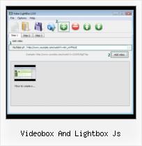 video lightbox jquery slider videobox and lightbox js