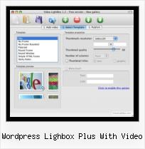 jquery ajax video wordpress lighbox plus with video