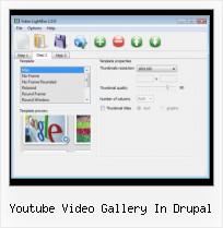 wordpress video player in new window youtube video gallery in drupal